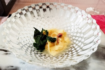 テーブルコーディネート, 湯葉あんかけ, オーガニック料理, 本葛粉, 温活