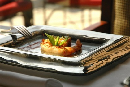 ガラス食器, テーブルコーディネート, ラタトゥイユ