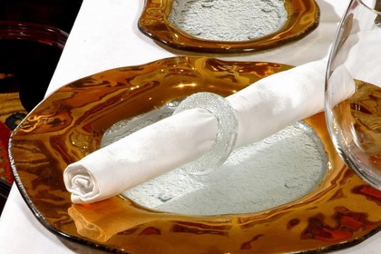 ガラス食器, テーブルコーディネート, ラタトゥイユ