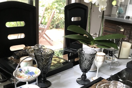 テーブルコーディネート, ガラス食器, オリエンタル, スパイス