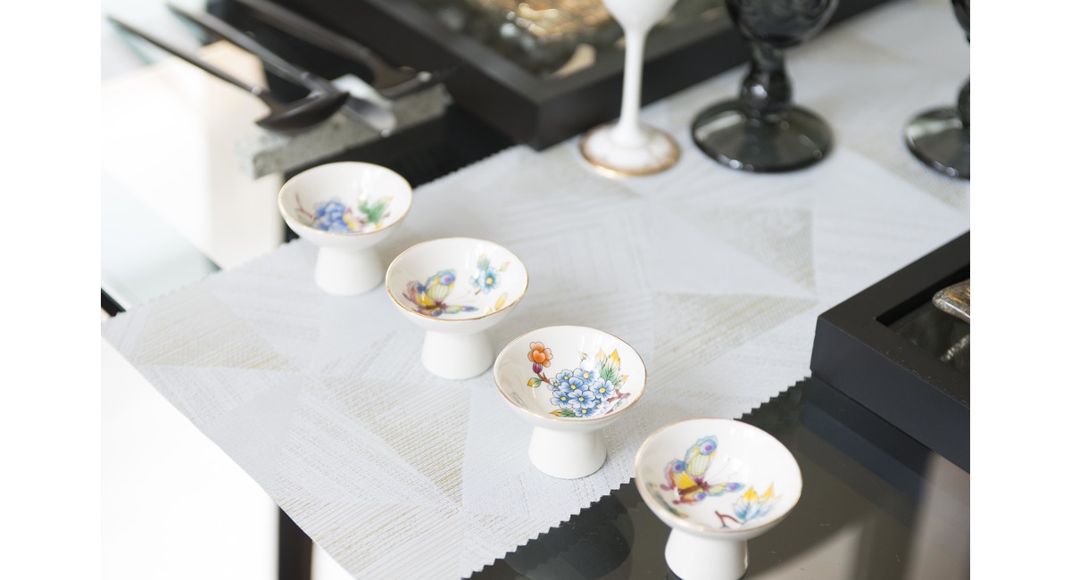 シノワズリ, テーブルコーディネート, オリエンタル, 高台杯