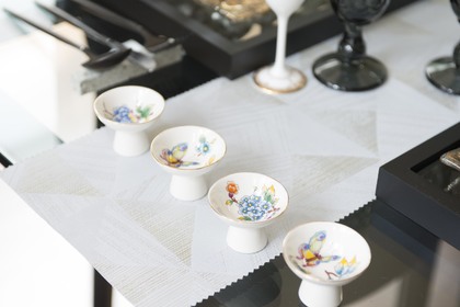 シノワズリ, テーブルコーディネート, オリエンタル, 高台杯