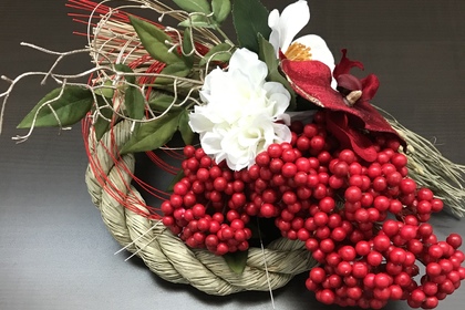 テーブル, 和モダン, テーブルコーディネート, しめ縄飾り