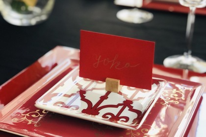 バレンタインテーブル, テーブルコーディネート, バレンタイン