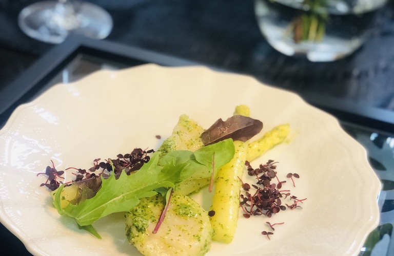 テーブルコーディネート, ホワイトアスパラガス