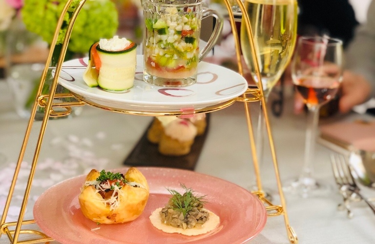 ティースタンド, テーブルコーディネート, フィンガーフード