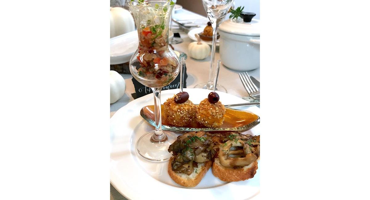 ハロウィン, ハロウィンテーブルコーディネート, 塩麹, 安比まいたけ