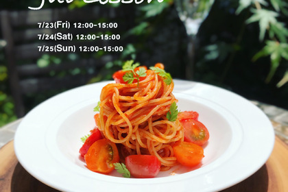 日本酒ペアリング, 和イタリアン, テーブルコーディネート, 夏テーブル