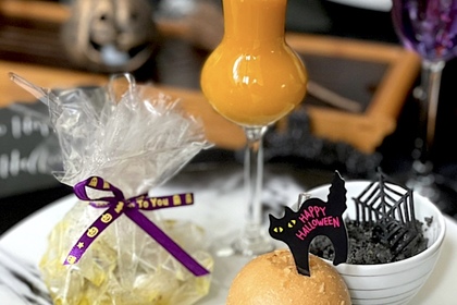 ハロウィン,　ハロウィンテーブルコーディネート, テーブルコーディネート, 料理教室, 料理教室練馬, 日本酒ペアリング