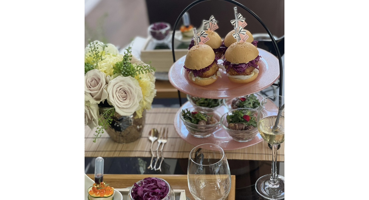 春テーブル, 春テーブルコーディネート, おもてなし料理, フィンガーフード, 日本酒ペアリング