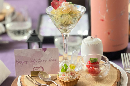 バレンタインテーブル, バレンタインメニュー