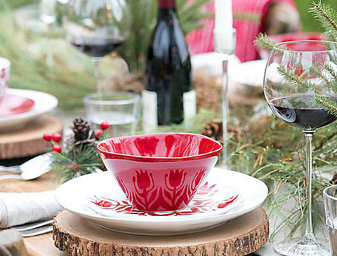 冬のテーブルコーディネート